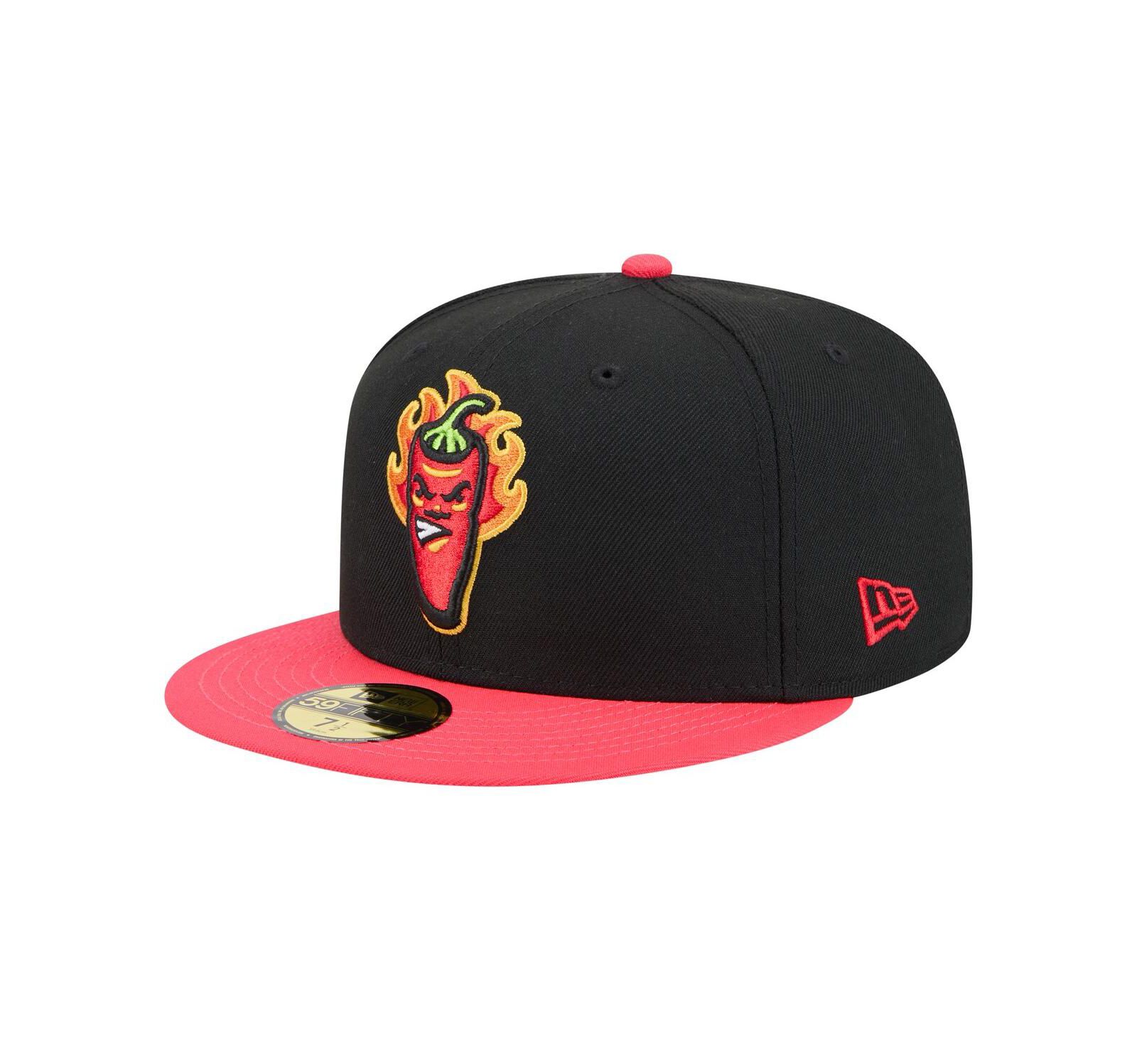 New Era Men's Black Lake County Captains Copa de la Diversion 59FIFTY Fitted Hat