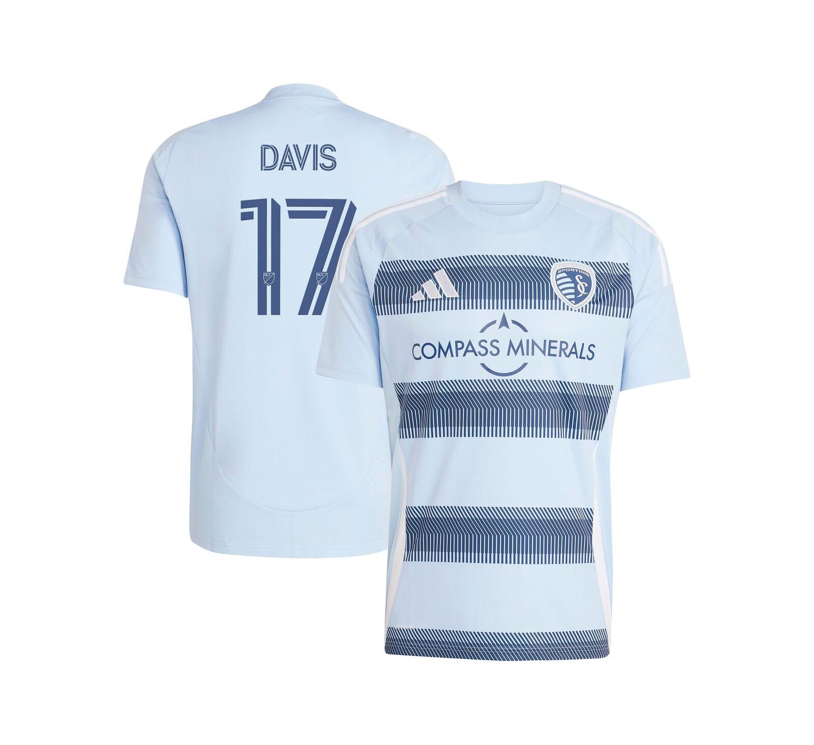 Мужская джерси adidas Jake Davis Sporting Kansas City 2025 One KC Replica