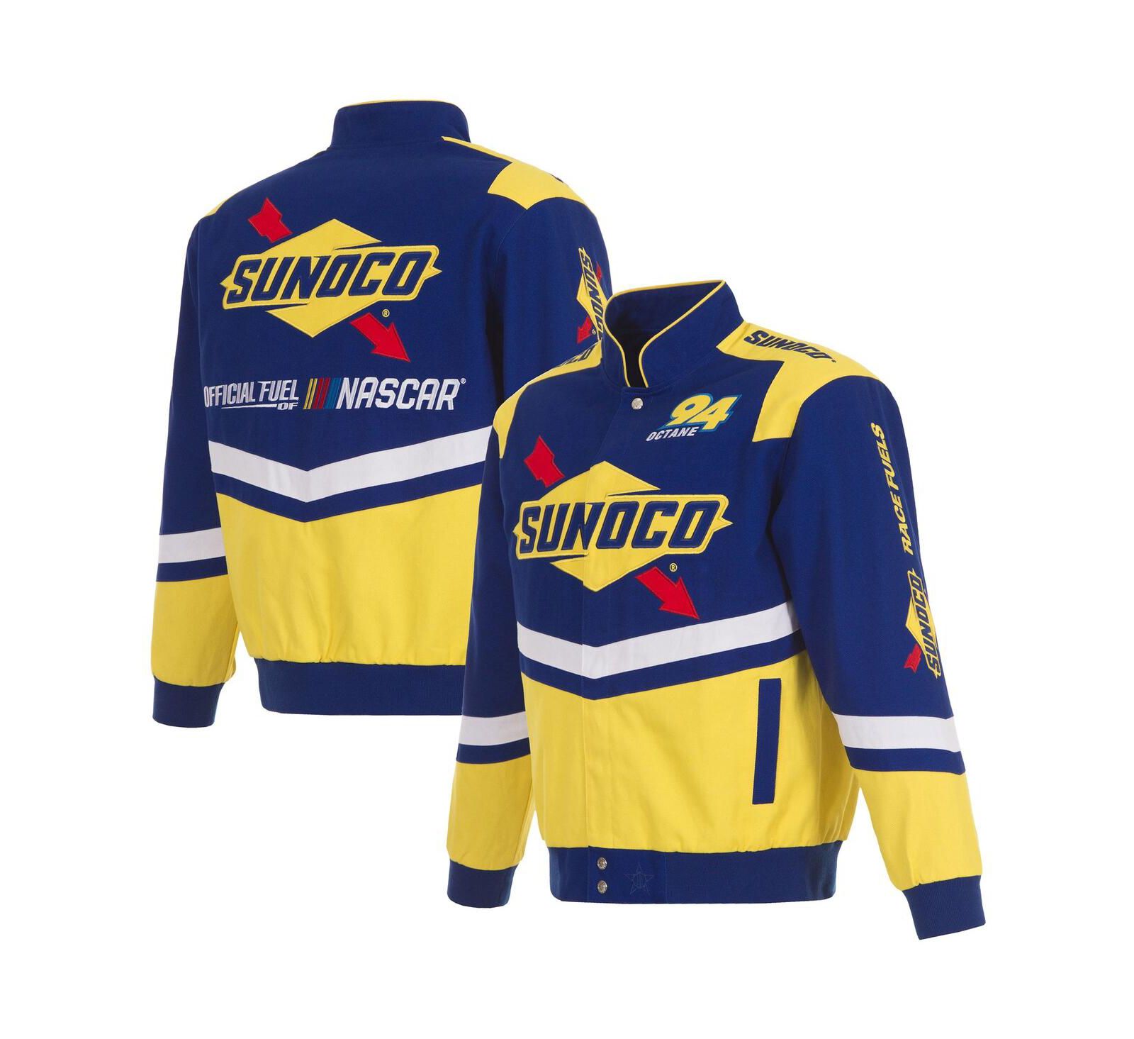 Мужская куртка-униформа JH Design NASCAR Sunoco из твилла