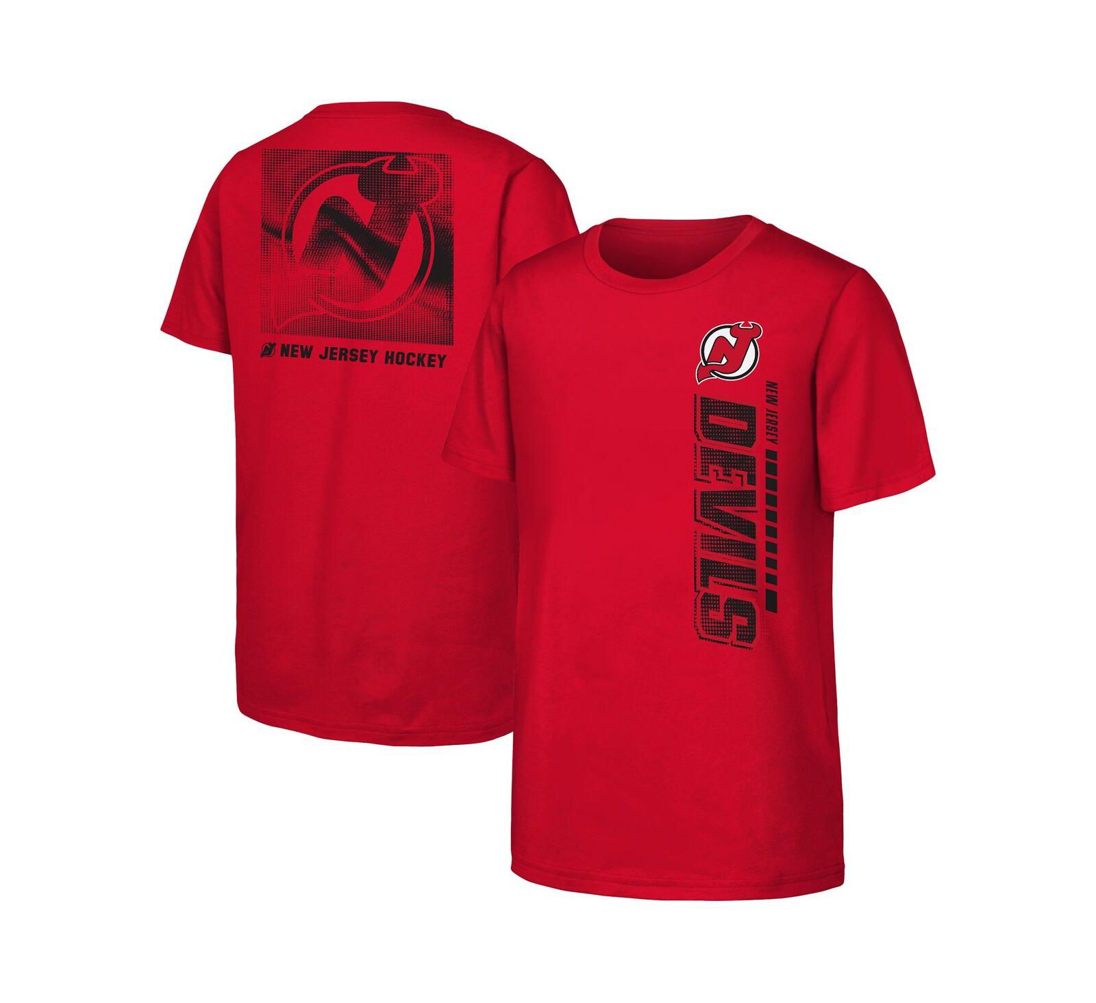 Детская футболка Outerstuff Red New Jersey Devils Atmosphere