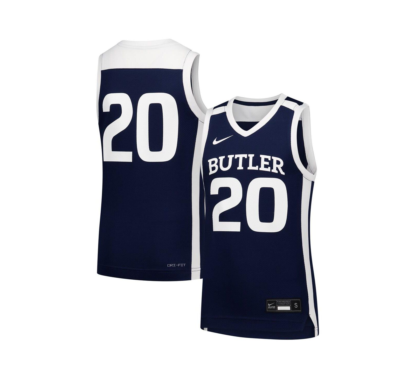 Nike баскетбольная джерси для мальчиков и девочек Navy Butler Bulldogs Replica