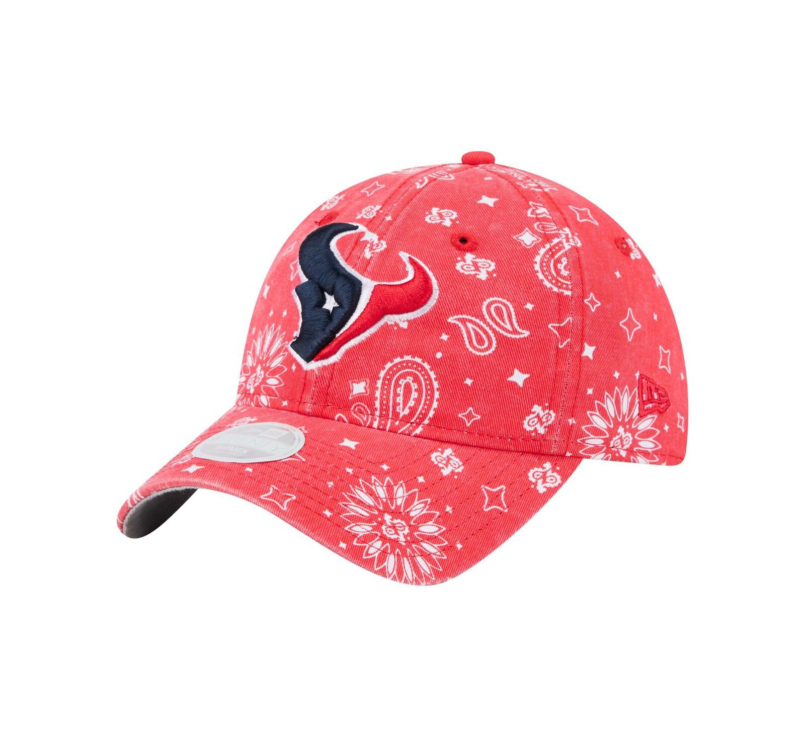 New Era Women's Red Houston Texans Paisley 9TWENTY Adjustable Hat