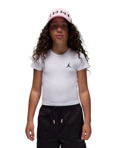 Jordan Girls'  7-16 Brooklyn Essentials Baby Tee