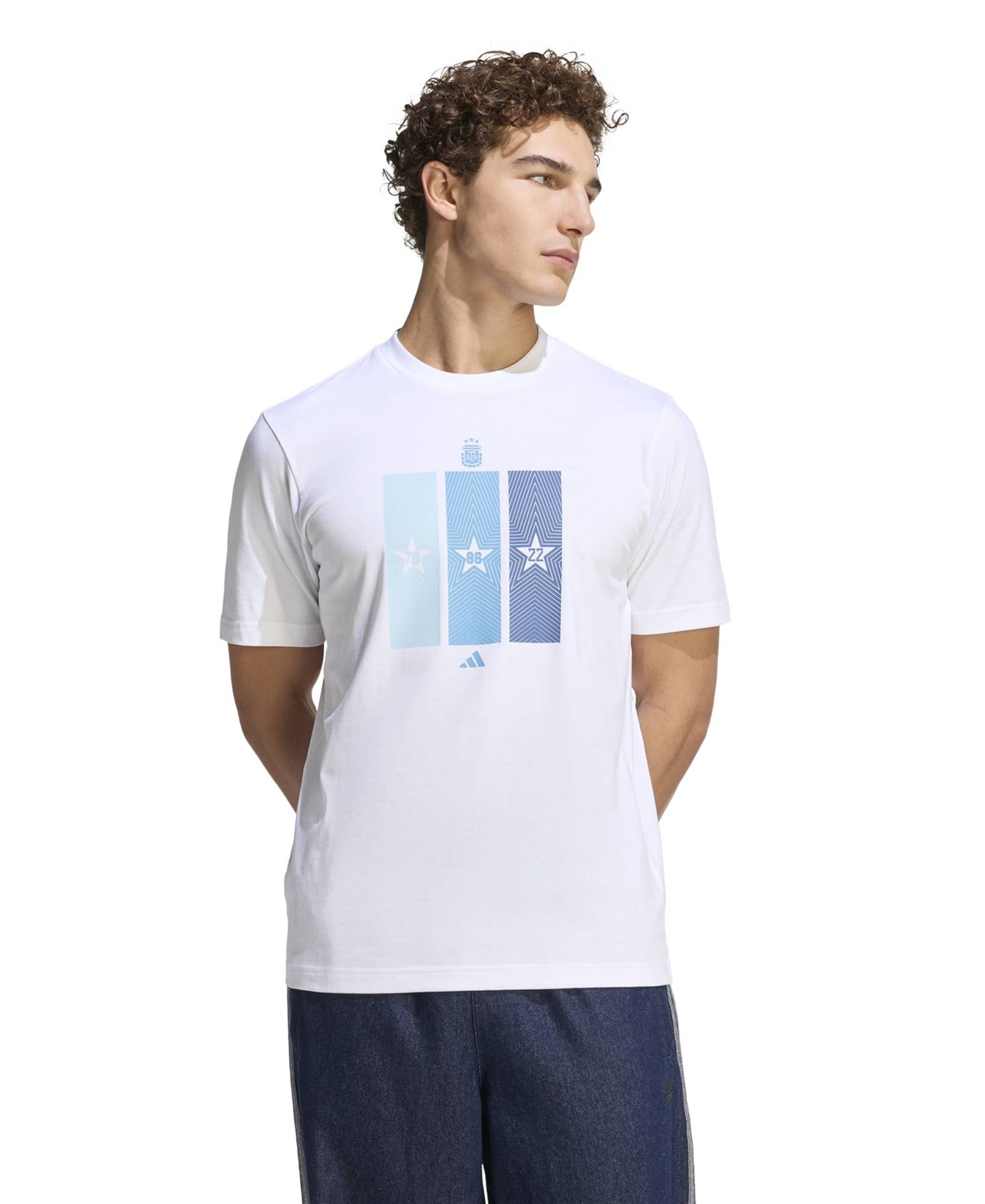 adidas Men's Argentina Home Crewneck T-Shirt