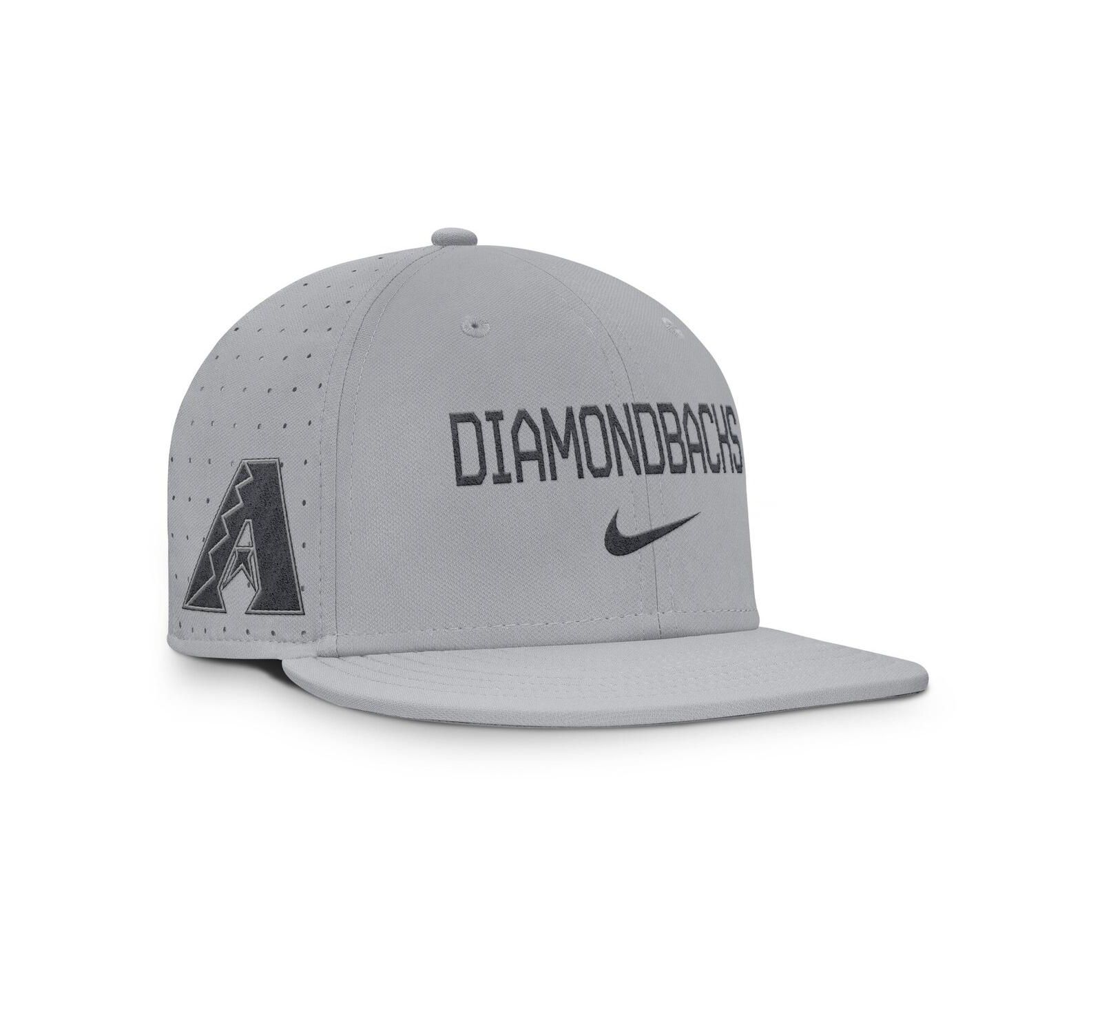 Мужская кепка Nike Gray Arizona Diamondbacks True Performance Fitted
