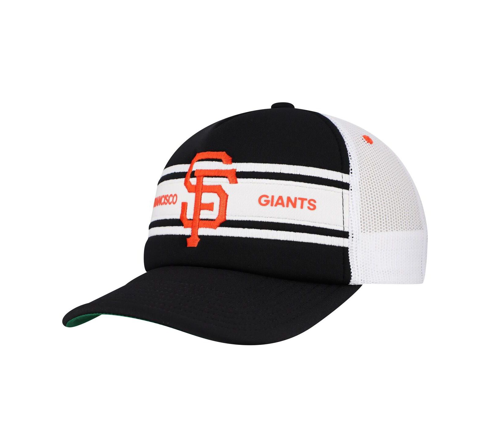 Mitchell & Ness Мужская кепка-тракер San Francisco Giants, черная