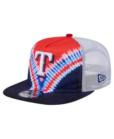 Мужская регулируемая кепка New Era Texas Rangers, тай-дай
