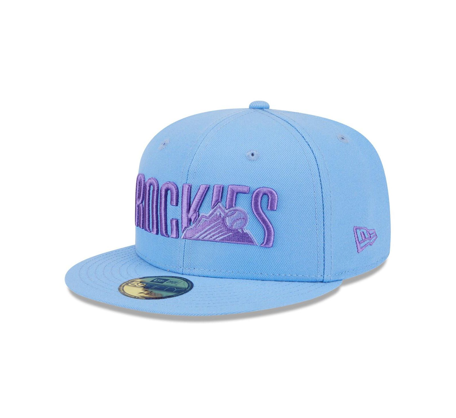 New Era Мужская кепка 59FIFTY Colorado Rockies 2025 City Connect Light Blue