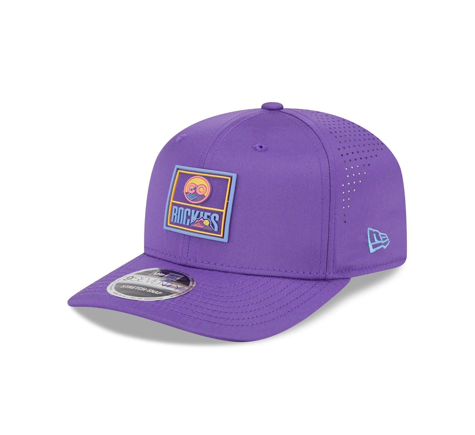 Мужская кепка New Era Purple Colorado Rockies 2025 City Connect Fan Pack 9SEVENTY