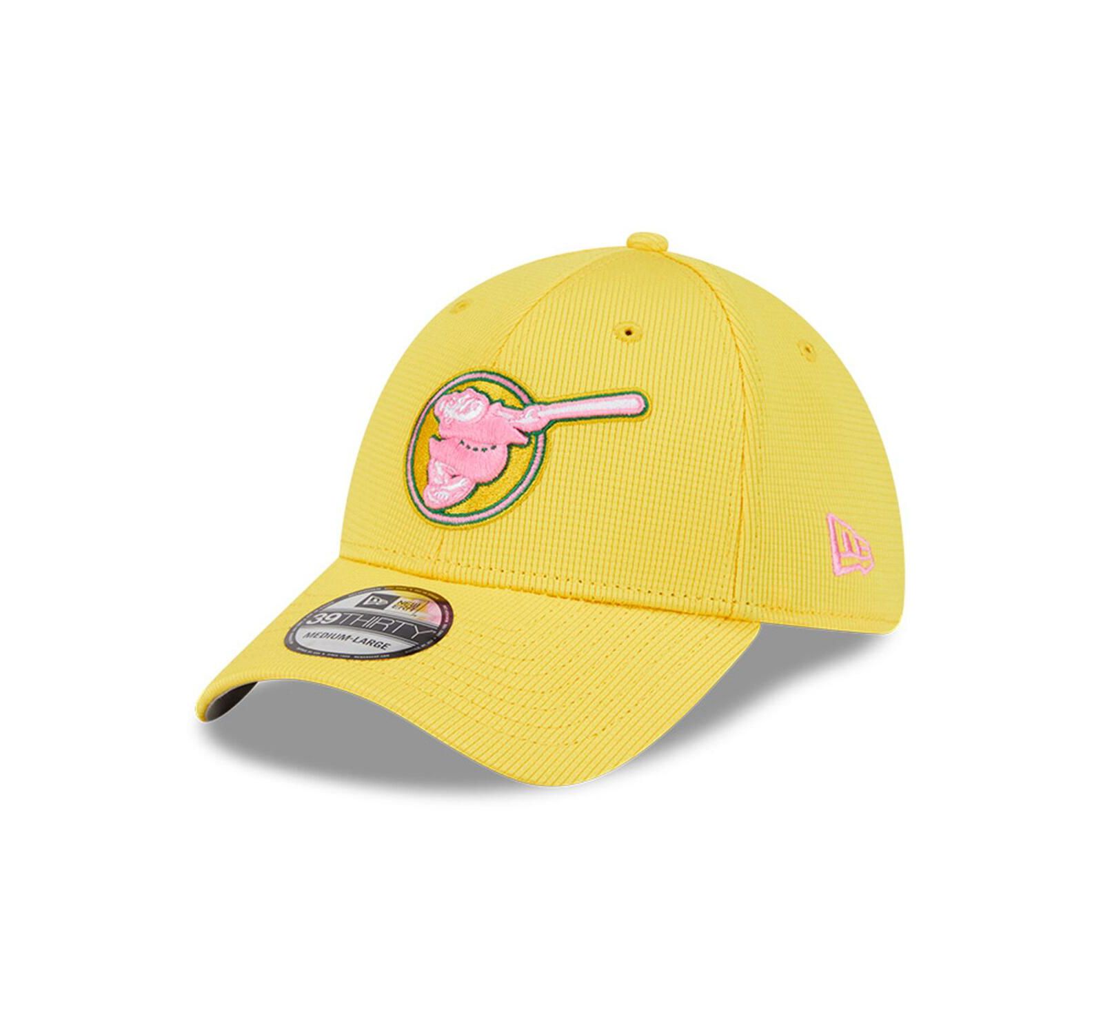 New Era Men's Yellow San Diego Padres City Connect Batting Practice 39THIRTY Flex Hat