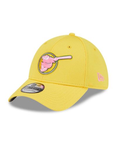 New Era Men's Yellow San Diego Padres City Connect Batting Practice 39THIRTY Flex Hat