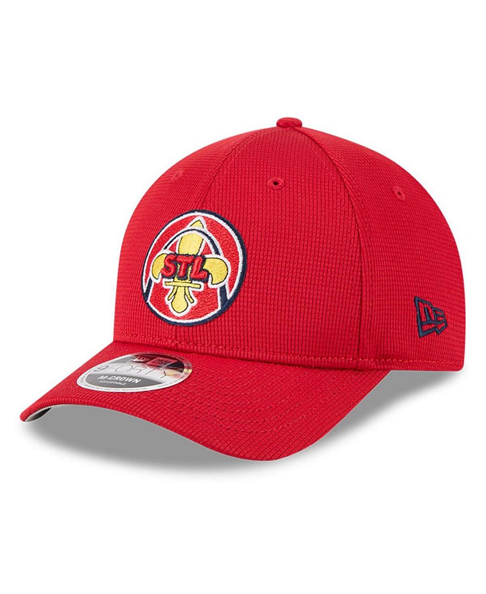 New Era Мужская бейсболка St. Louis Cardinals City Connect Batting Practice 9FORTY M-Crown Adjustable, Red