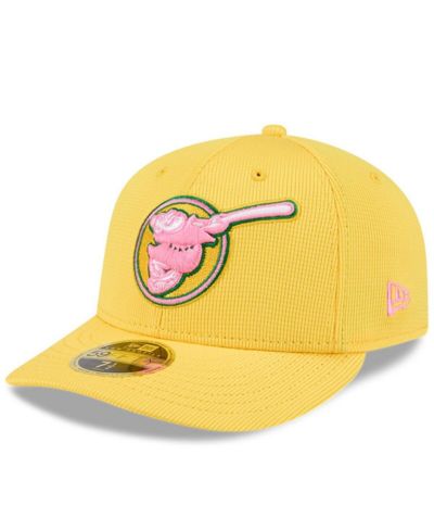 Мужская кепка New Era San Diego Padres City Connect Batting Practice Low Profile 59FIFTY, Yellow