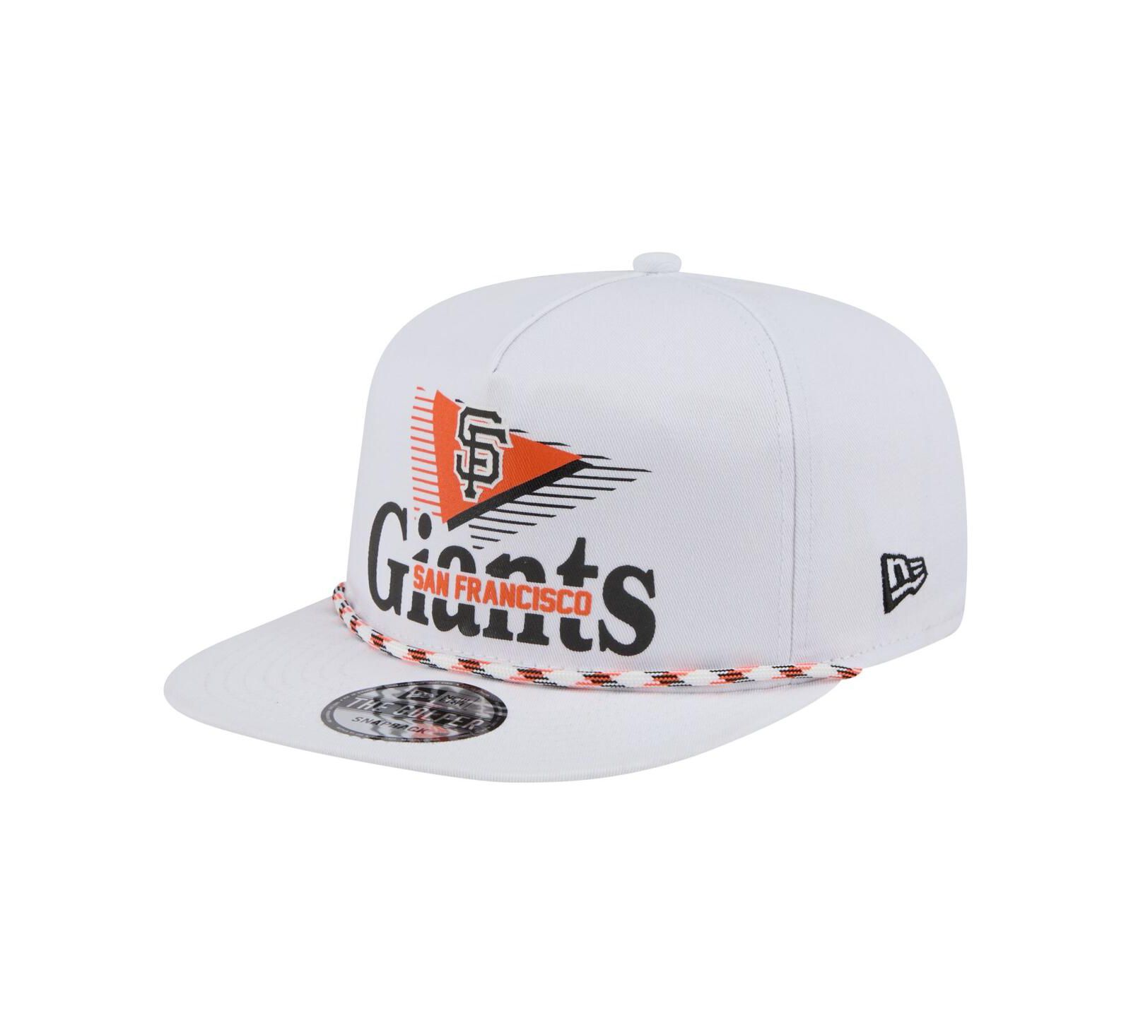 Кепка New Era Men's White San Francisco Giants Collide Golfer Snapback
