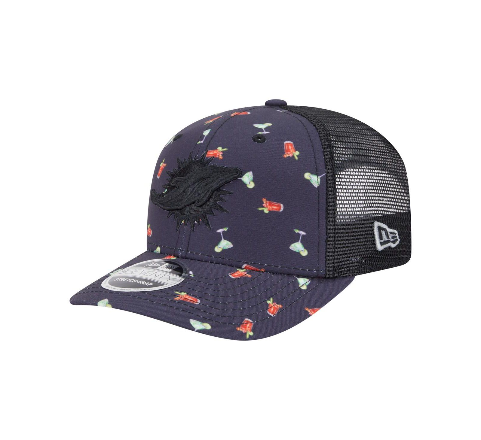 New Era Мужская кепка New Era 9SEVENTY, Miami Dolphins, темно-синий/черный