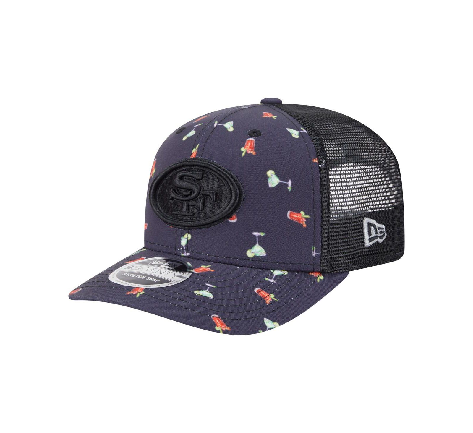 Мужская кепка New Era San Francisco 49ers Navy/Black 9SEVENTY Stretch Snap Hat