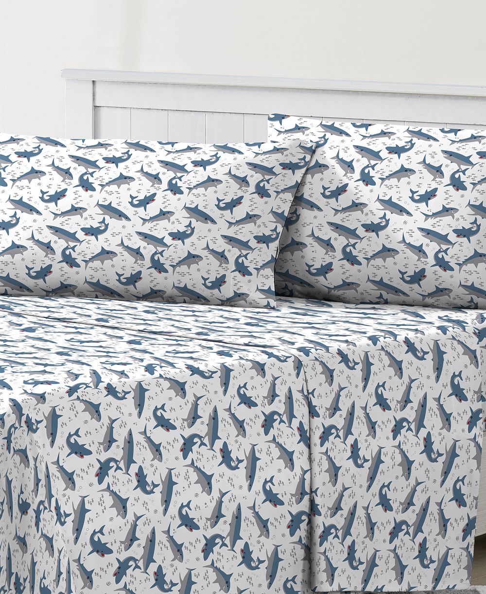 Комплект постельного белья Dream Factory Sharks 4-Pc. Sheet Set, Full