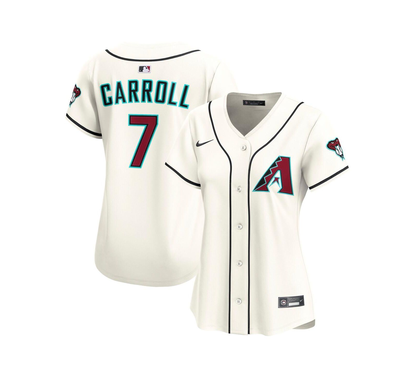 Nike Женская джерси Corbin Carroll Cream Arizona Diamondbacks Limited Player