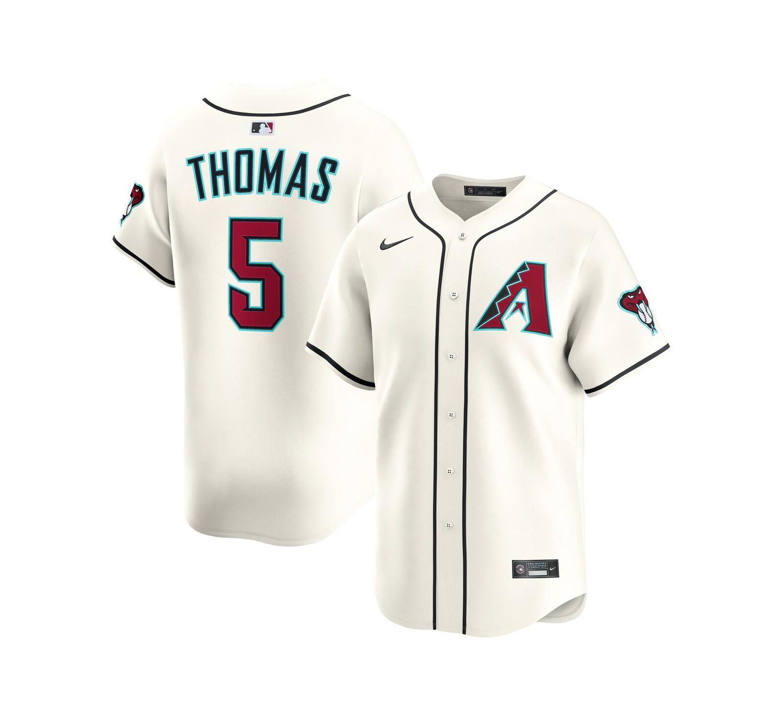 Джерси Nike Men's Alek Thomas Cream Arizona Diamondbacks Home Limited Player