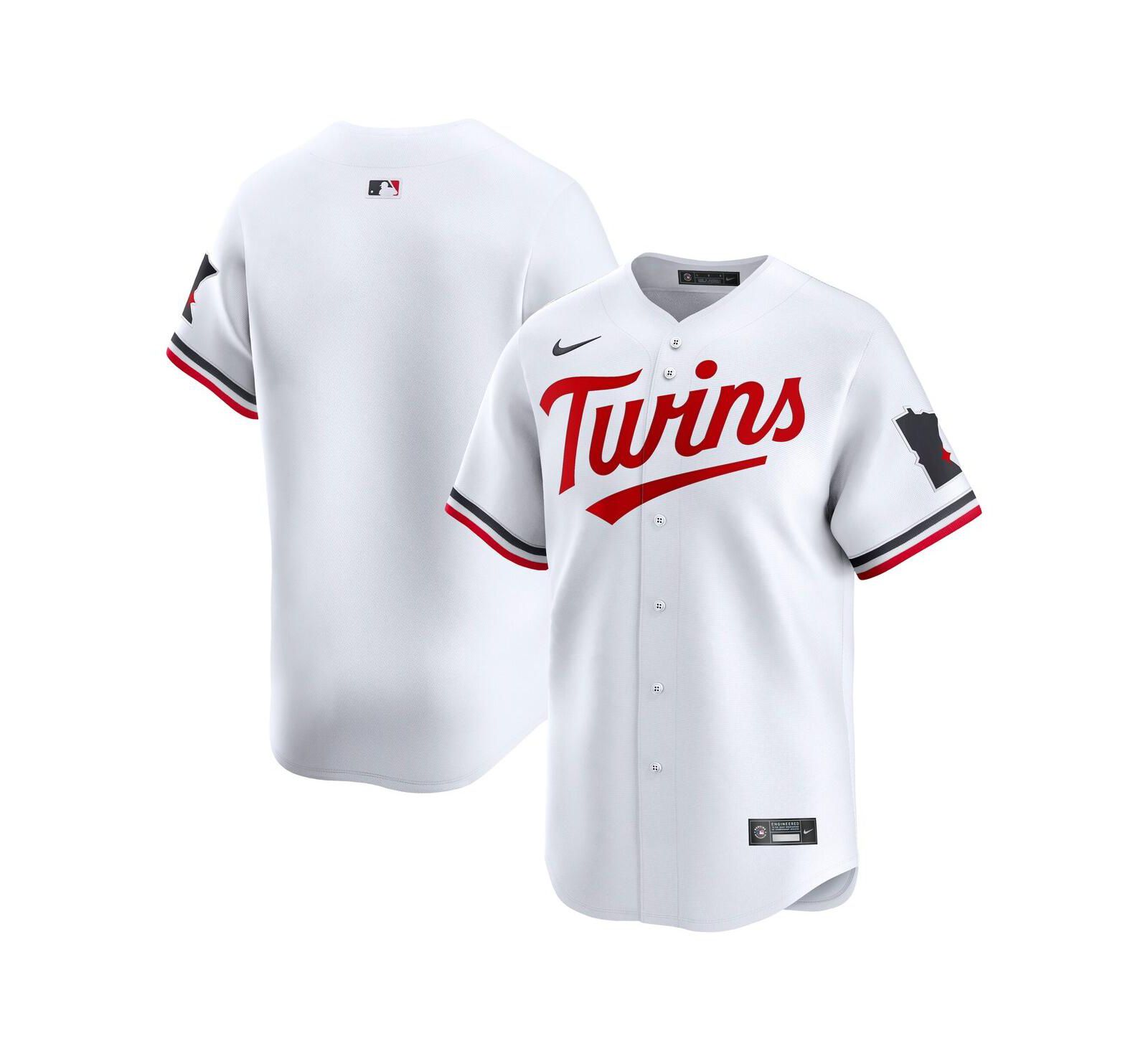 Nike Men's White Minnesota Twins Home Limited Jersey