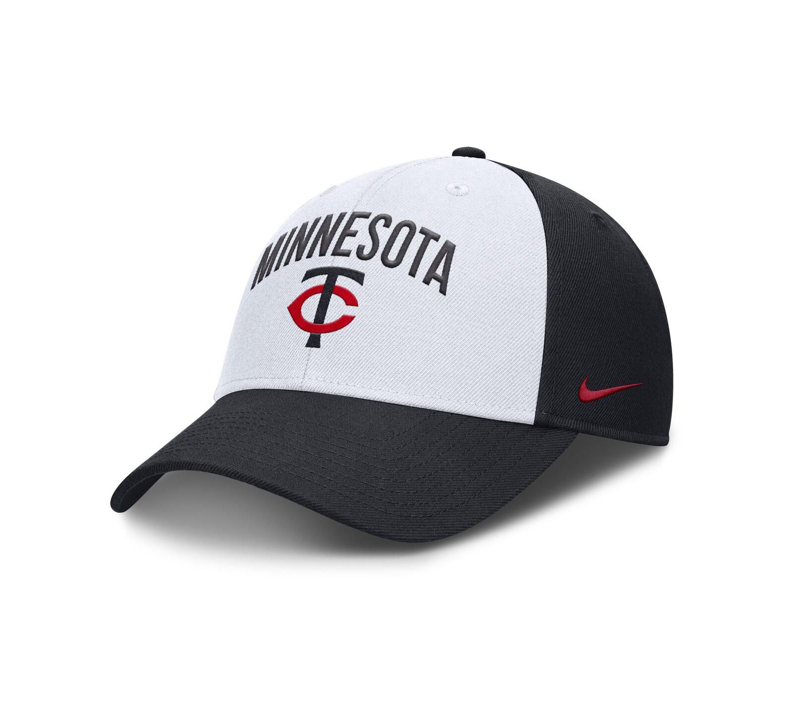 Nike Men's White/Navy Minnesota Twins Club Performance Adjustable Hat