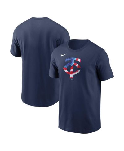 Мужская футболка Nike Minnesota Twins Americana темно-синего цвета
