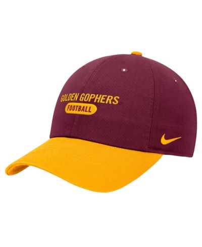Мужская регулируемая кепка Nike Minnesota Golden Gophers Color Block Club, бордовая