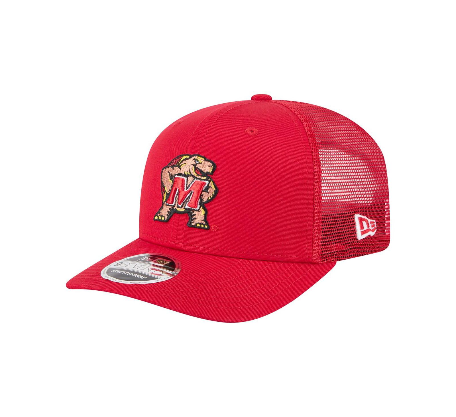 New Era Мужская кепка Trucker Stretch-Snap Maryland Terrapins Primary Red