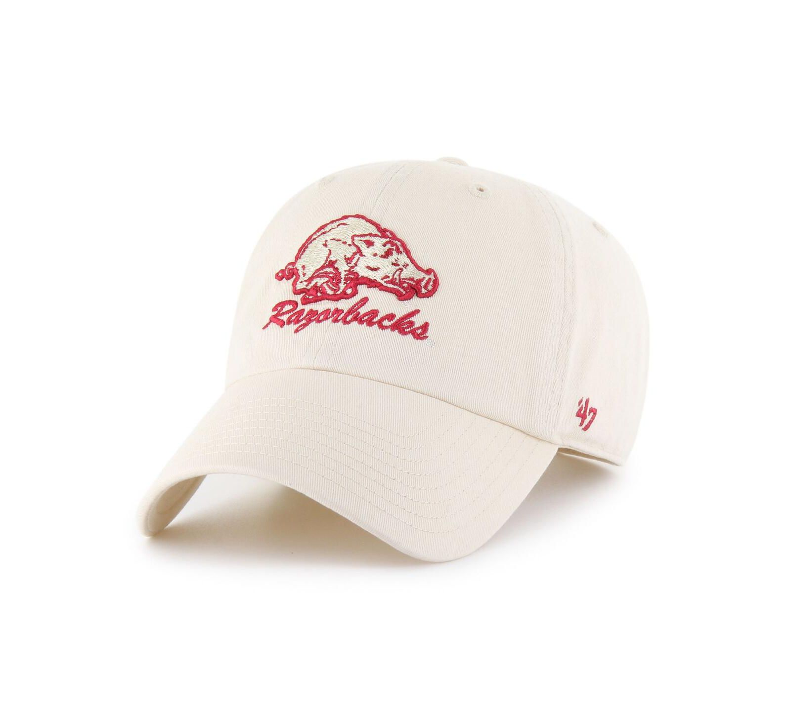 '47 Brand Мужская кепка Arkansas Razorbacks Vault Clean Up Adjustable