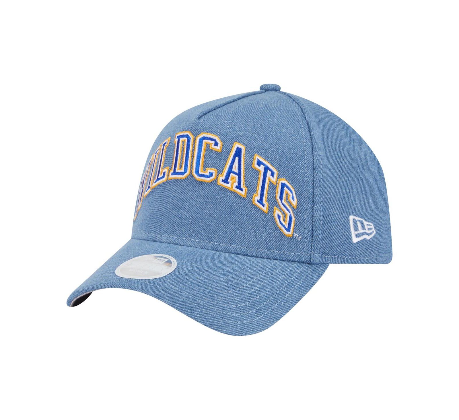 Женская джинсовая кепка New Era Kentucky Wildcats A-Frame 9FORTY Adjustable