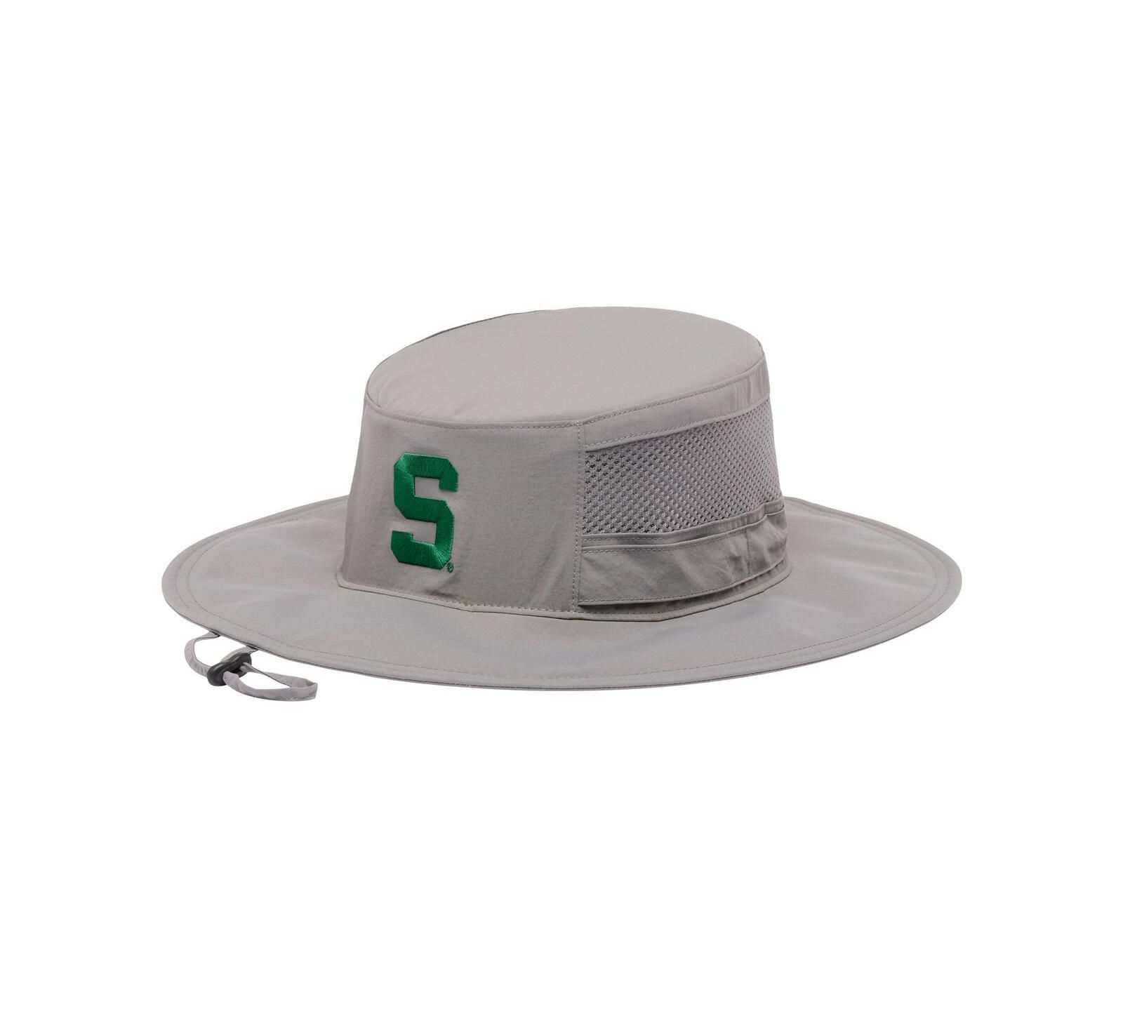 Columbia Men's Gray Michigan State Spartans Bora Bora III Omni-Shade Booney Hat
