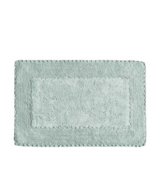 Laura Ashley Cotton Ruffled Bath Rug, 27" x 45"