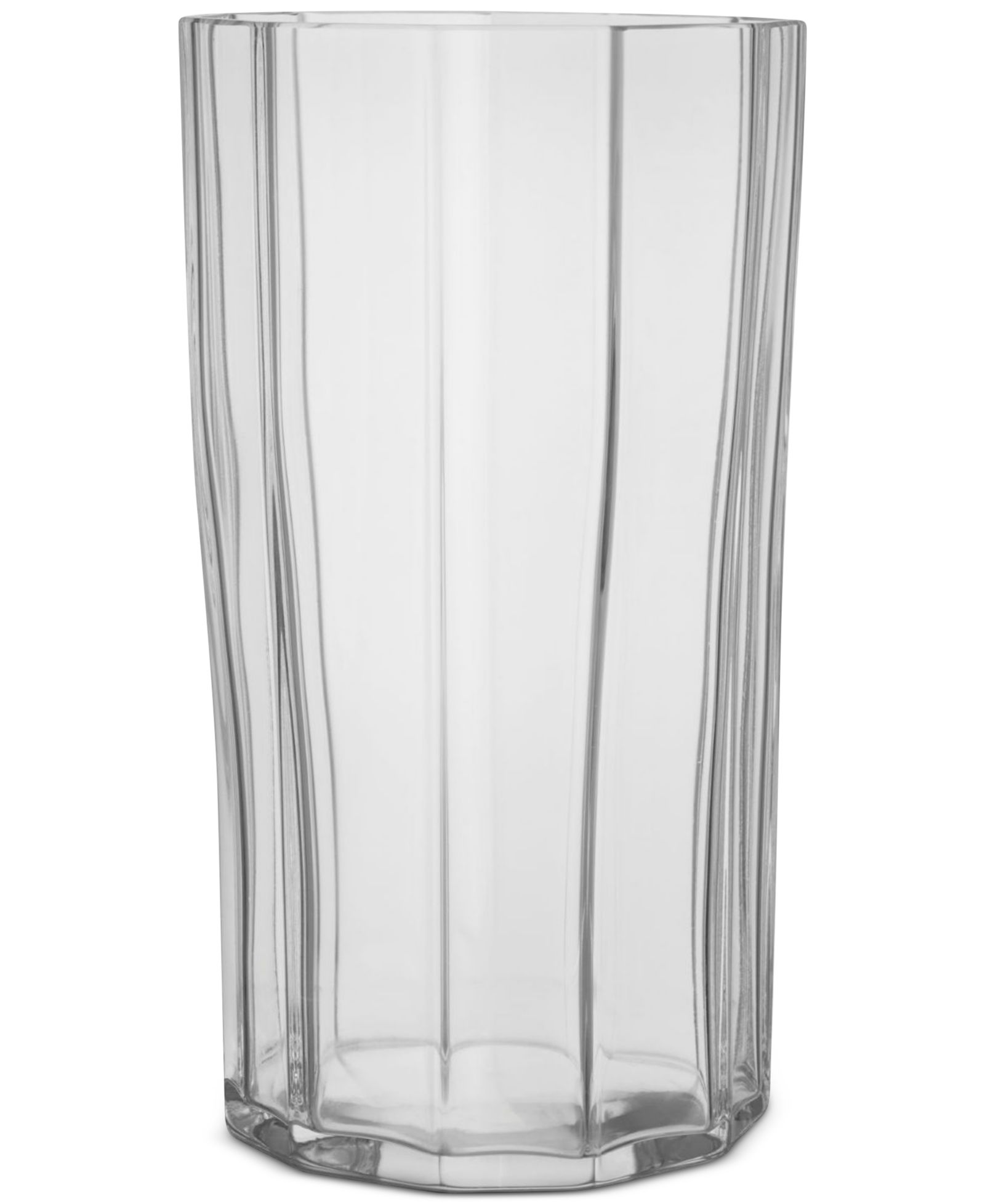 Orrefors Reed Crystal Hurricane Lamp, Large