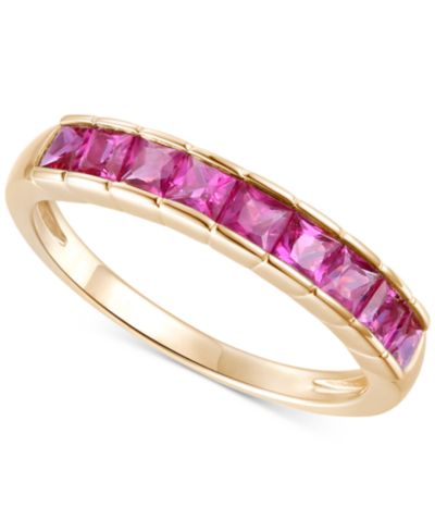Кольцо с драгоценным камнем (1 ct. t.w.) из 14k золота