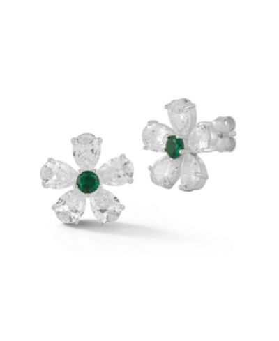 Серьги-гвоздики Rachel Zoe Sterling Flower