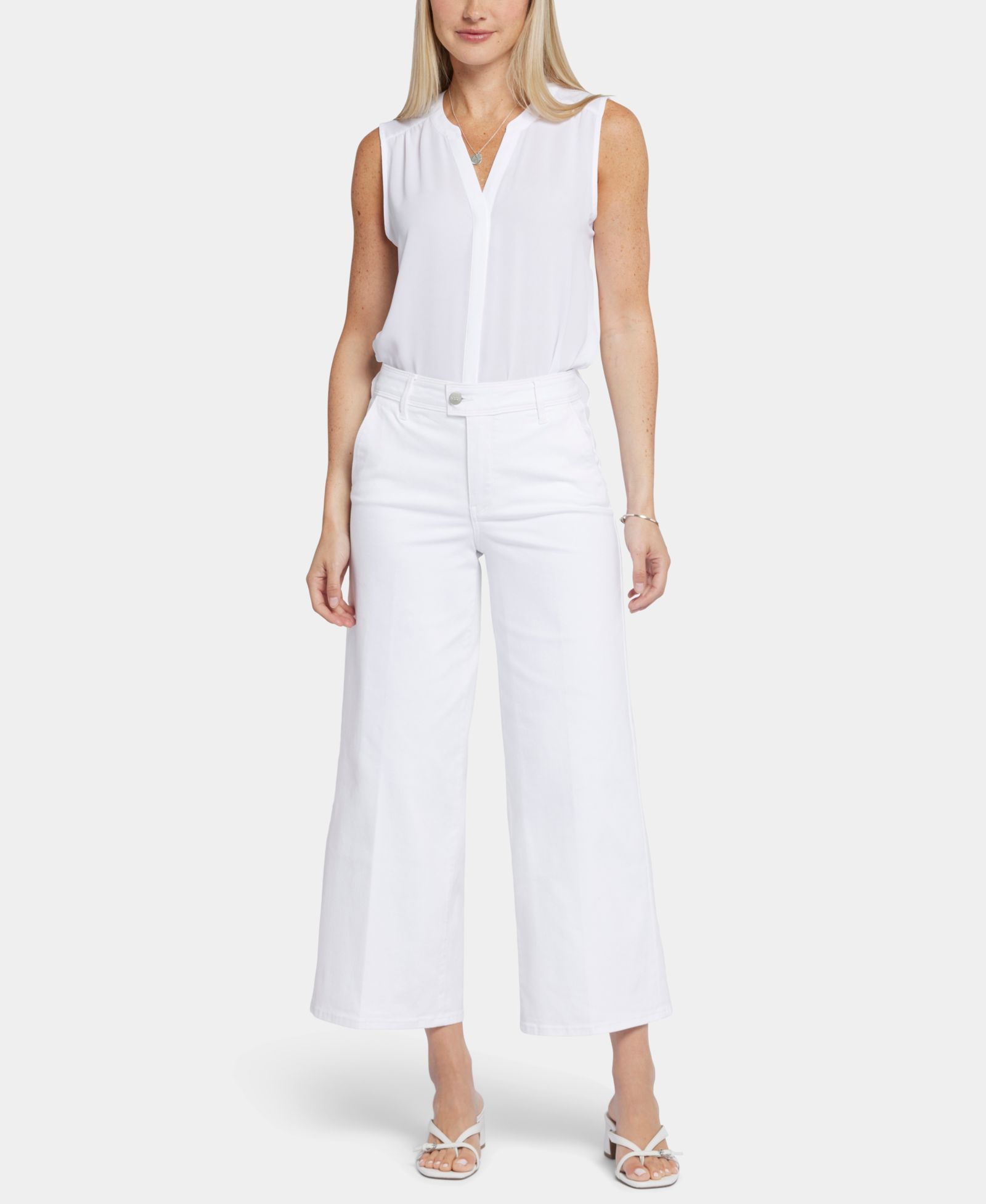 Джинсы NYDJ Women's Mona Wide-Leg Trouser Ankle