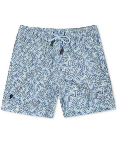 Sunset x Vine Men's Textured Woven Swim Trunks