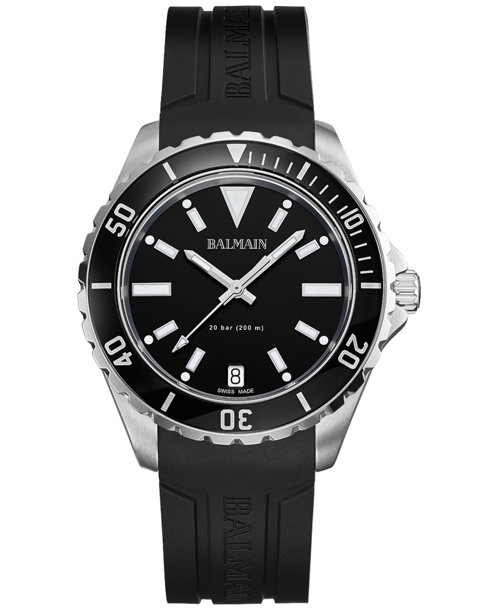 Balmain Мужские часы Swiss Ophrys с черным ремешком 43mm
