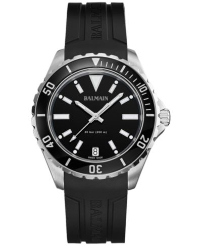 Balmain Мужские часы Swiss Ophrys с черным ремешком 43mm