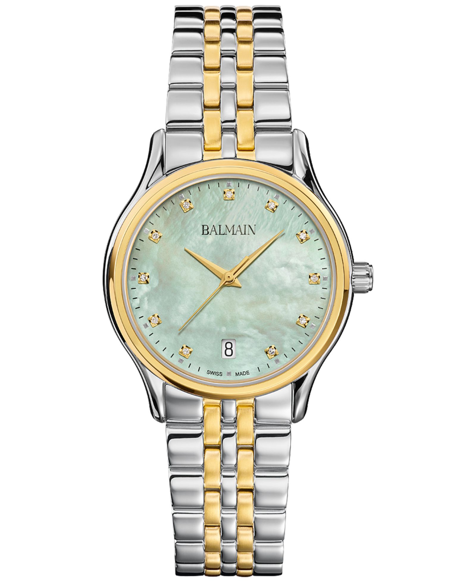 Часы Balmain Women's Swiss Beleganza Diamond Two-Tone Stainless Steel 32mm
