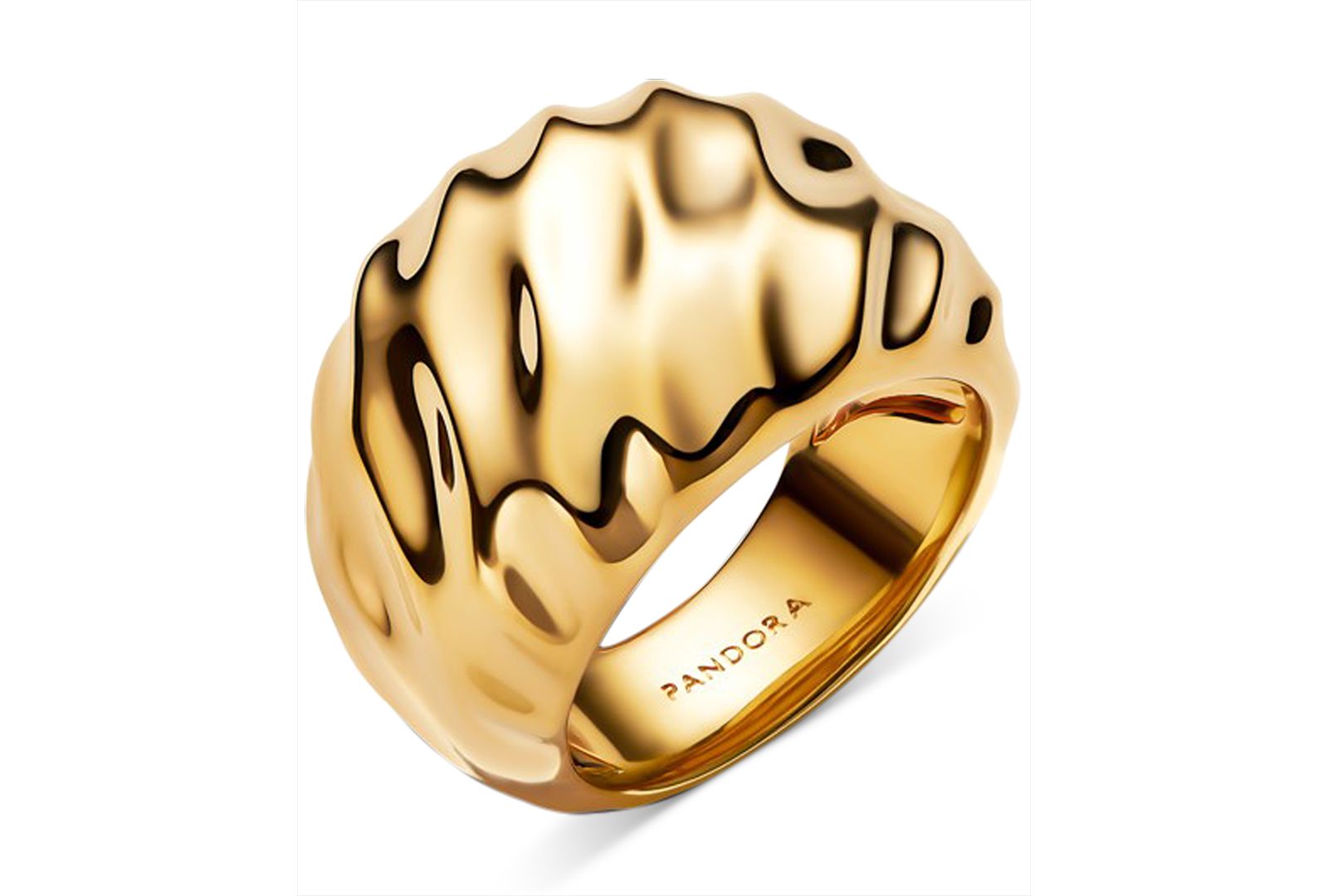 Pandora Statement кольцо с позолотой 14K Gold