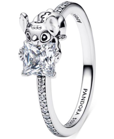 Кольцо Pandora Disney Stitch с камнем