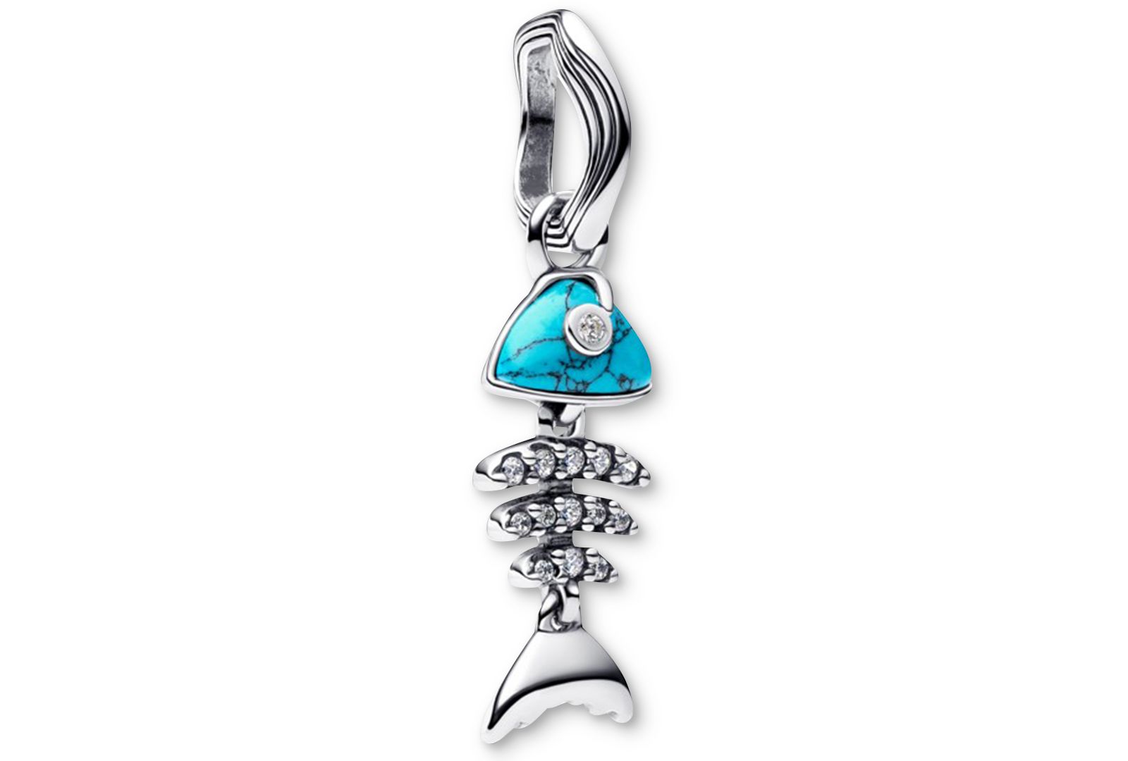 Подвески Pandora Turquoise Fishbone