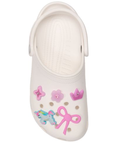 Crocs Girls 5-Pack Jibbitz Sweet Pink Charms from Finish Line