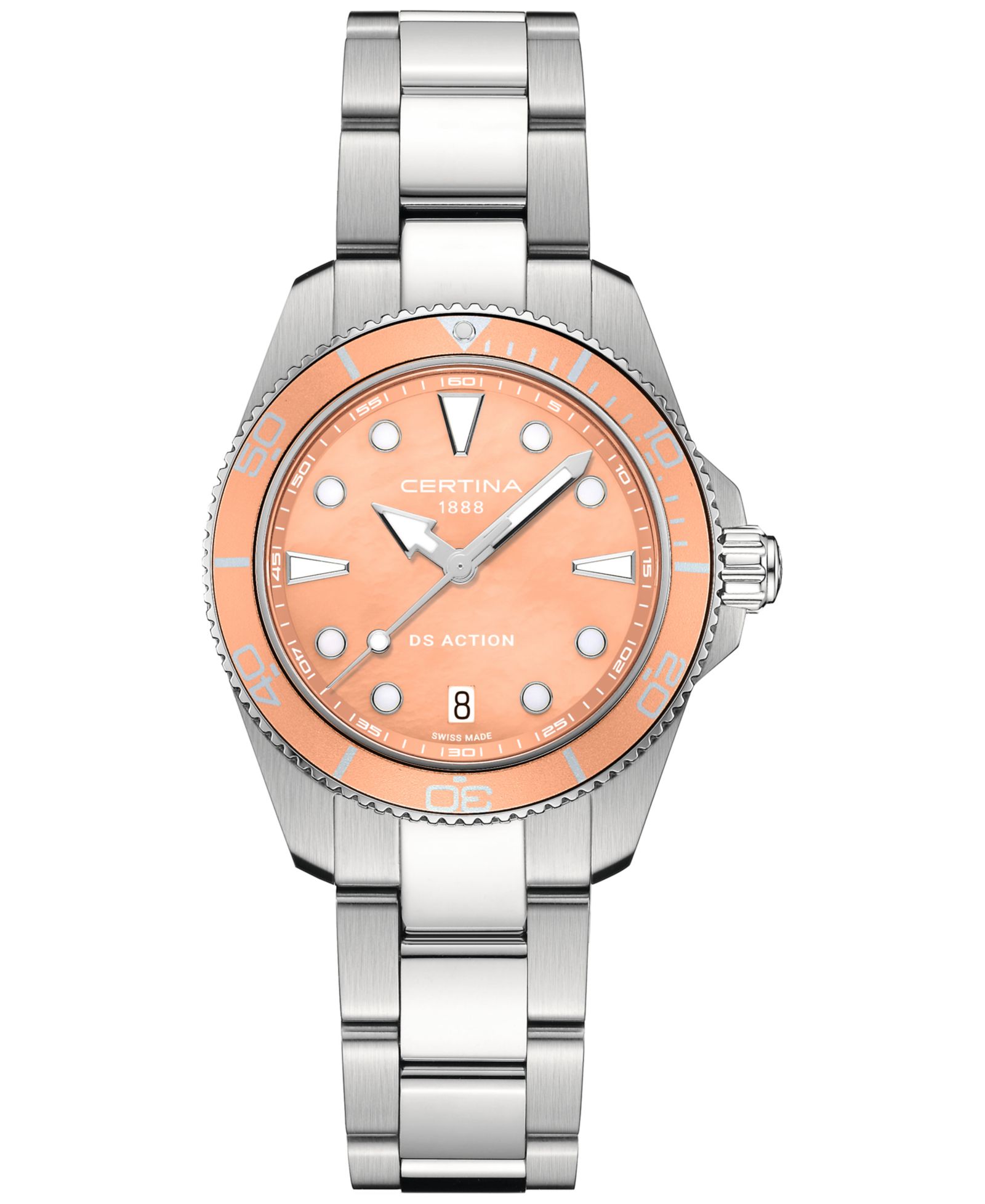 Certina Women's Swiss DS Action Stainless Steel Bracelet Watch 35mm