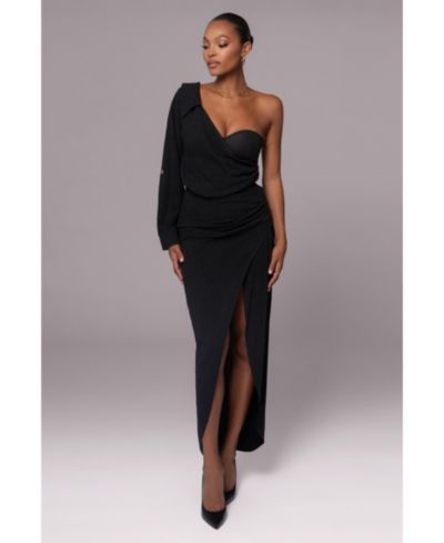 Женское льняное драпированное платье JLUXLABEL Evita