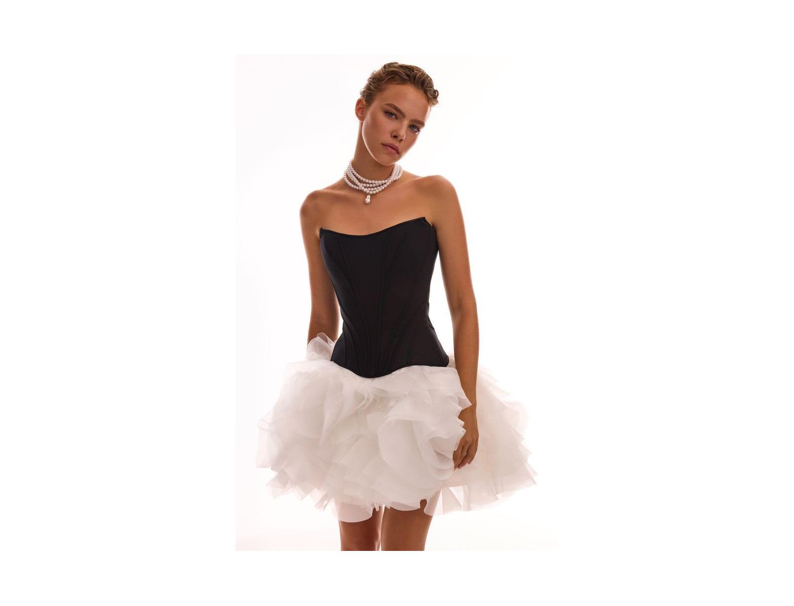 Мини-юбка Milla Женский Danceable с ruched flower appliques
