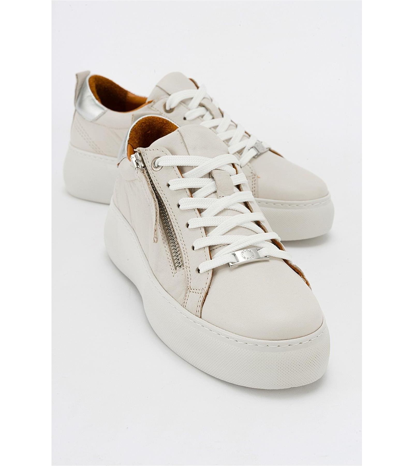 Allie Leather Zip Sneaker (Women)