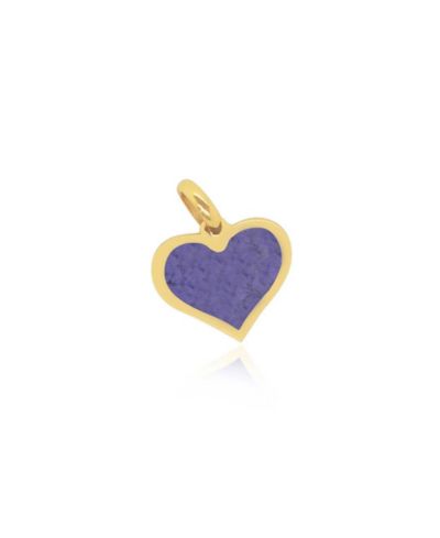 The Lovery Amethyst Heart Charm - 14 мм