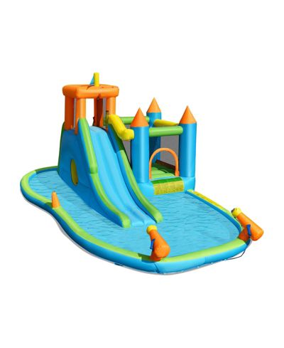 Надувной водный аттракцион GOUUN Inflatable Water Slide с бассейном